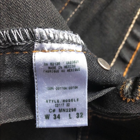 VINTAGE-Guess Jeans, Rebel ~ Low Rise Straight, size W34/L32, vintage blue. - Picture 16 of 17